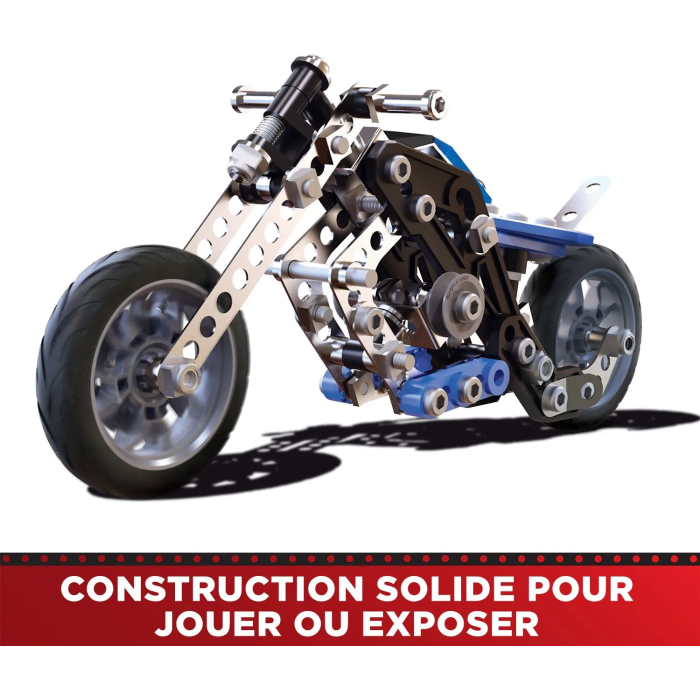 Bandai Meccano Motocicleta APM20103 Kit de Construcción con 5 Modelos