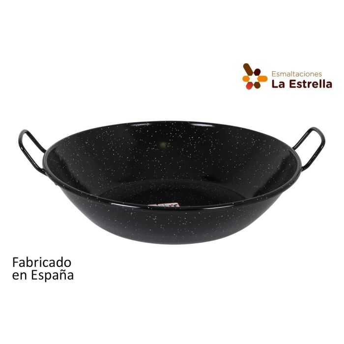 Paellera honda bordonada 45 cm - 12.2L Jaspeada, La Estrella (6 Unidades) Paellera honda bordonada 45 cm - 12.2L Jaspeada, La Estrella (6 Unidades)