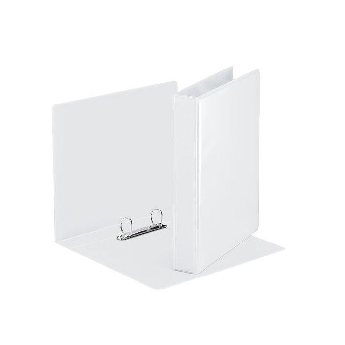 Carpeta Canguro Esselte Pvc Basica A4 2 An.Mixtas 25Mm Blanco (49722)
