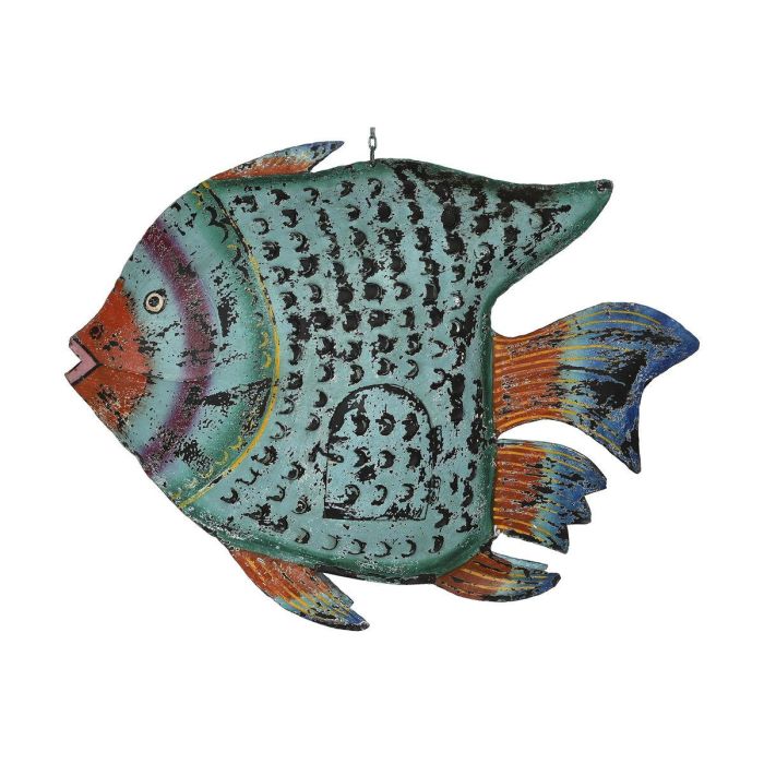 Figura Decorativa Home ESPRIT Multicolor Pez 108 X 16 X 80 cm 1