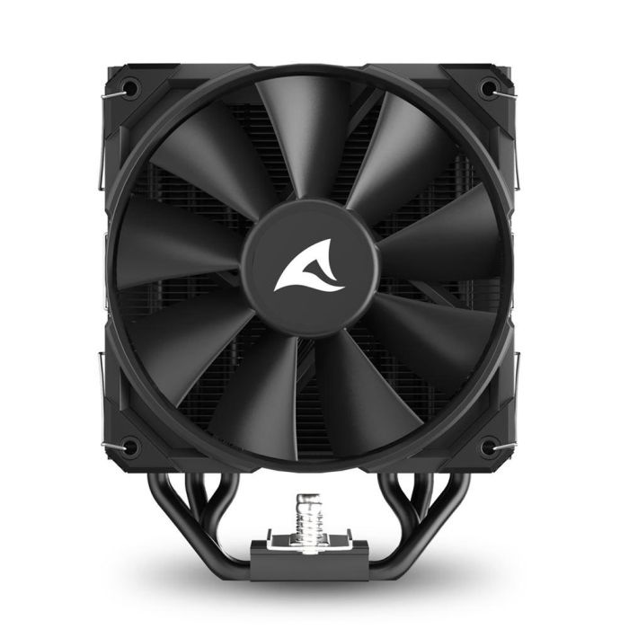 Sharkoon A50 Refrigerador de CPU de Torre Única con Ventilador 120mm, 5 Tubos de Calor, TDP 230W, Negro. Compatible con Zócalos. 2