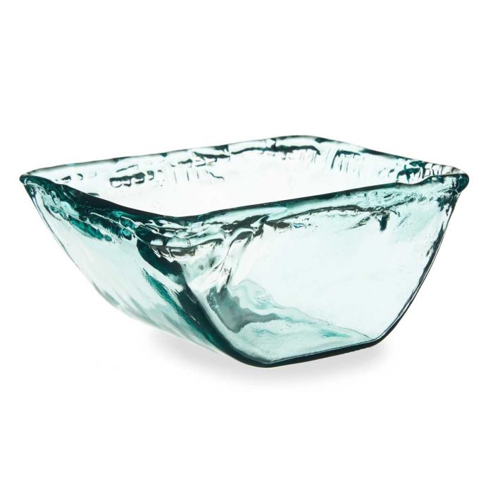 Centro de Mesa Vidrio Mesina 25 cm Giftdecor - Cristal Reciclado Transparente (2 Unidades) 1 Centro de Mesa Vidrio Mesina 25 cm Giftdecor - Cristal Reciclado Transparente (2 Unidades) 1