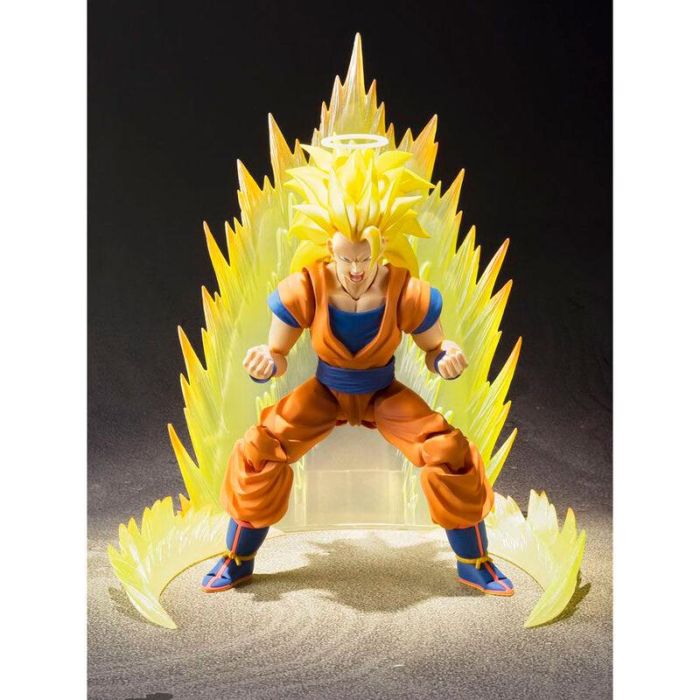 TAMASHII NATIONS SH Figuarts Dragon Ball Z Figura Articulada Son Goku Super Saiyan 3 16cm con Accesorios