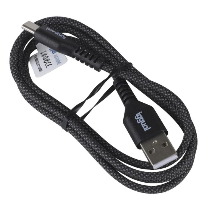 Cable USB A a USB-C iggual IGG319888 Negro 5