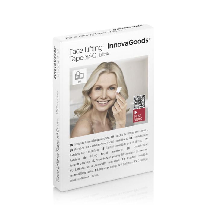 Parches de Lifting Facial Adhesivos Invisibles Liftrik InnovaGoods 40 unidades 1 Parches de Lifting Facial Adhesivos Invisibles Liftrik InnovaGoods 40 unidades 1