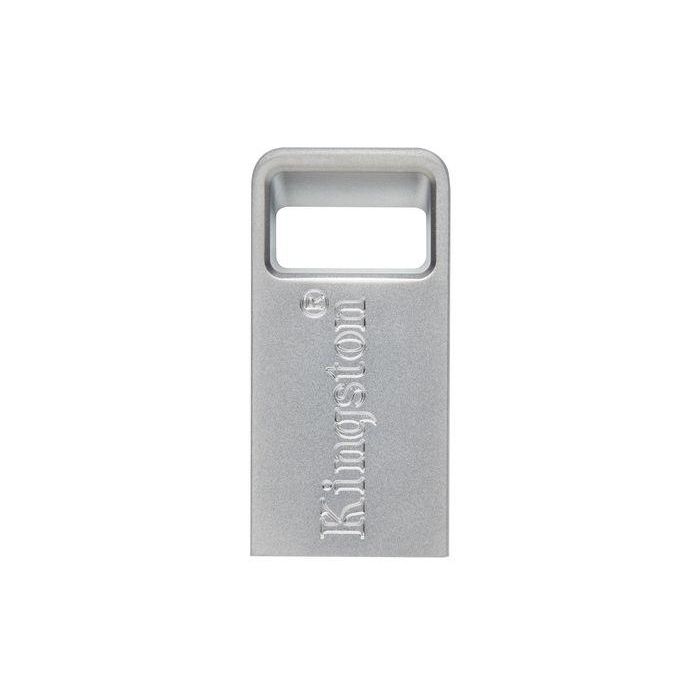 Kingston DataTraveler Micro 64GB USB 3.2 Gen 1 de Metal, Pendrive Ultra-pequeño con 200MB/s de Lectura y Diseño Plug-and-Stay 1