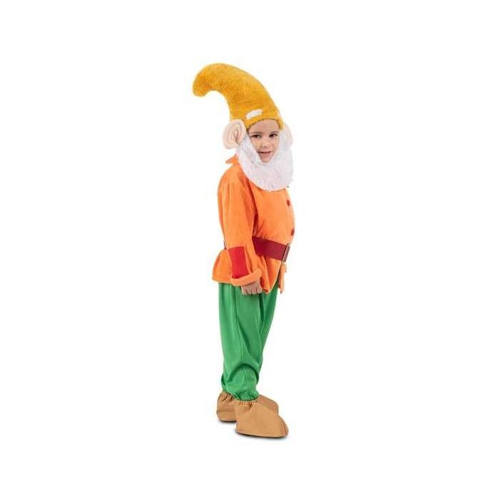 Disfraz enanito gorro, barba, casaca, cinturón, pantalón y cubrebotas talla 5-6 y 2 Disfraz enanito gorro, barba, casaca, cinturón, pantalón y cubrebotas talla 5-6 y 2