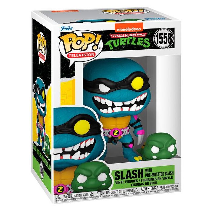 Figura POP Tortugas Ninja Slash & Pre mutated Slash