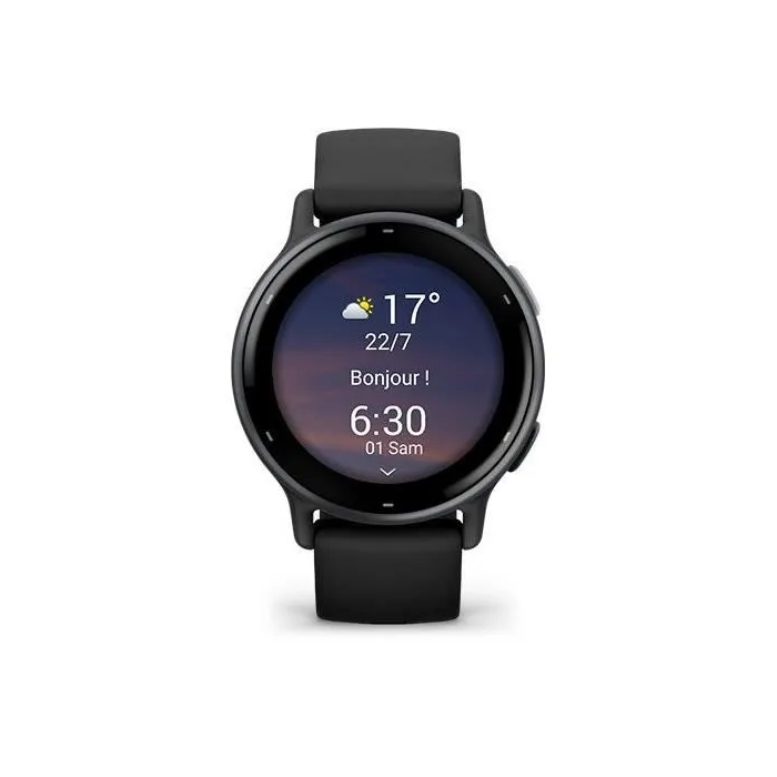 Garmin Vivoactive 5 Smartwatch Negro Pantalla AMOLED Táctil 1.2" GPS Wifi 4 GB 36g Silicona 0 Garmin Vivoactive 5 Smartwatch Negro Pantalla AMOLED Táctil 1.2" GPS Wifi 4 GB 36g Silicona 0