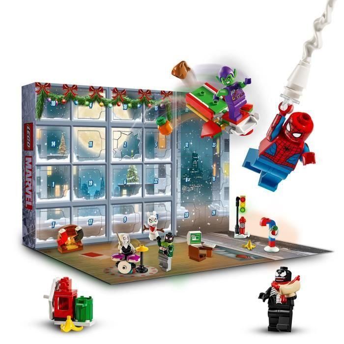 LEGO Marvel 76293 Calendario de Adviento de Spider-Man 2024 - Regalo festivo para niños 2 LEGO Marvel 76293 Calendario de Adviento de Spider-Man 2024 - Regalo festivo para niños 2