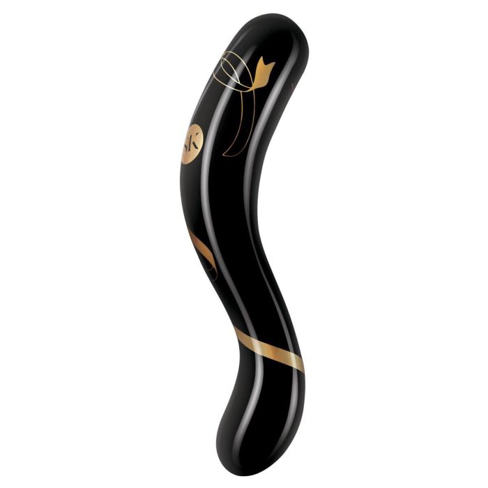 Consolador de Doble Penetración Secret Kisses Negro 5