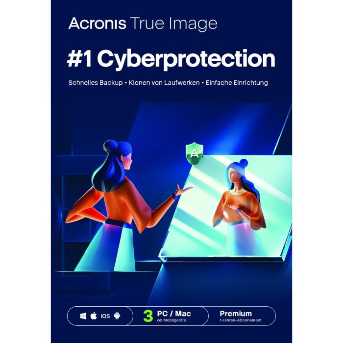 Acronis True Image Premium 3 PCs + 1 TB Cloud Storage - 1 Año Suscripción - ESD-DownloadESD