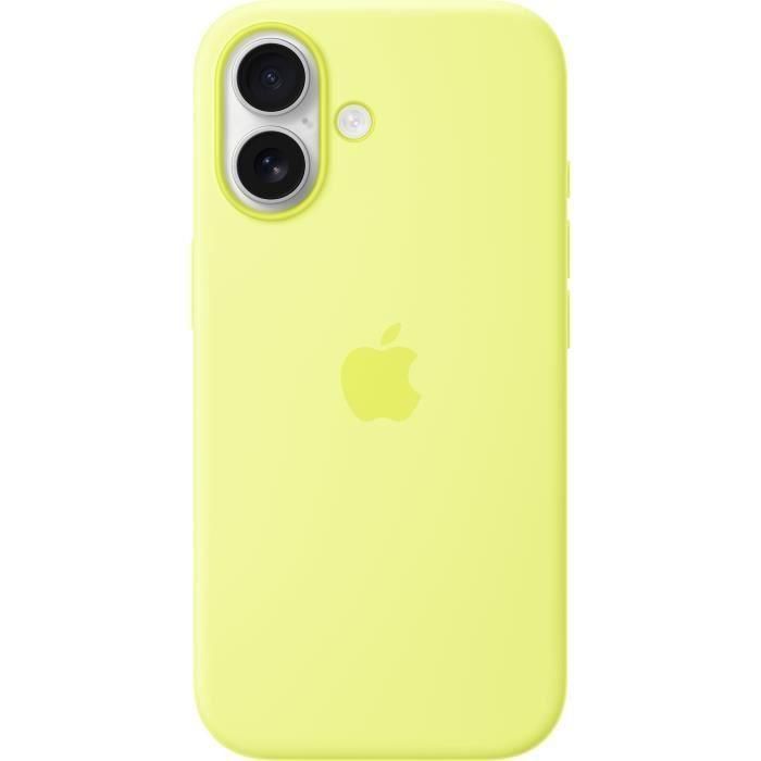 Apple iPhone 17 - Funda de silicona MagSafe MGEV4ZMA - Amarillo neón