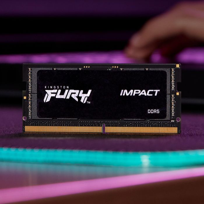 Kingston FURY Impact 8GB DDR5 4800MT/s CL38 SODIMM para Portátil 14 Kingston FURY Impact 8GB DDR5 4800MT/s CL38 SODIMM para Portátil 14