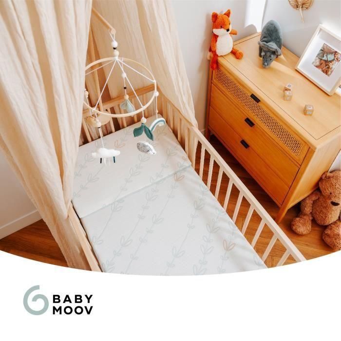 BABYMOOV Superficie inclinada Cosymat Antibacterial, elimina las bacterias de forma natural, apto para colchones de 60x120 cm 5