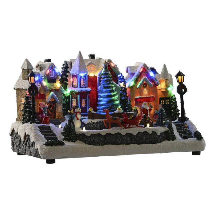 Ciudad Navidad Tradicional DKD Home Decor Multicolor 18.5 x 19 x 32 cm 1