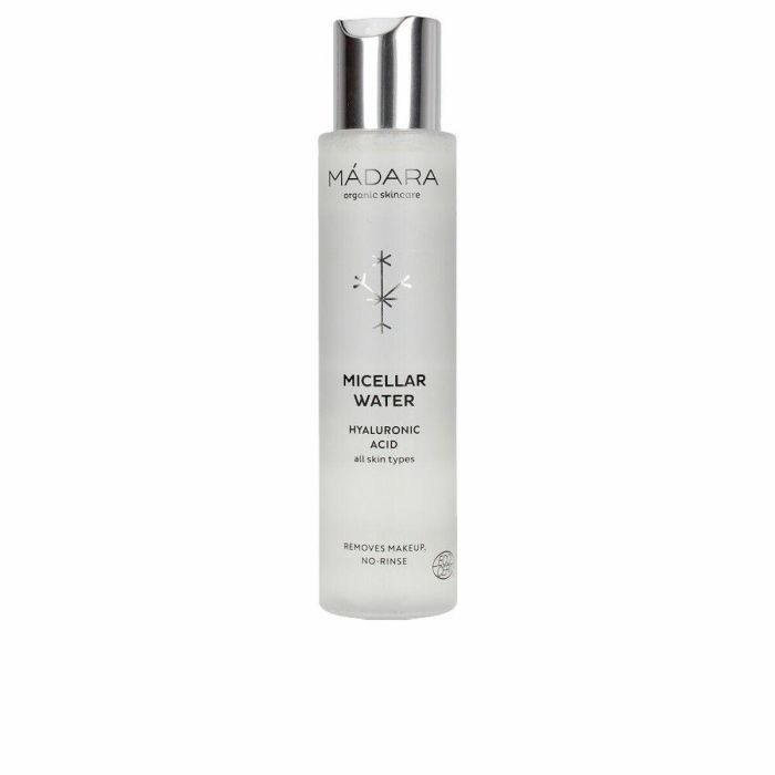 Mádara Organic Skincare Agua Micelar Facial Limpiadora con Ácido Hialurónico, Rosa y Aloe Vera 100 ml para Mujer Mádara Organic Skincare Agua Micelar Facial Limpiadora con Ácido Hialurónico, Rosa y Aloe Vera 100 ml para Mujer