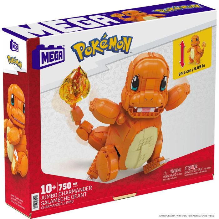 Mega Construx MATHHL13 Pokémon Salameche Giant Construction Toy 7 años y + 1 Mega Construx MATHHL13 Pokémon Salameche Giant Construction Toy 7 años y + 1