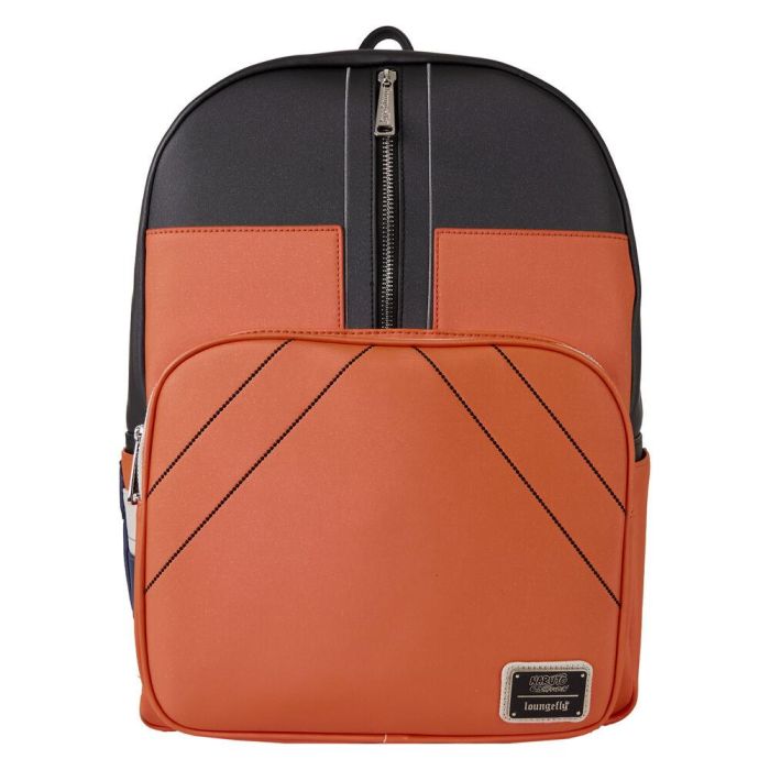 Loungefly Mochila Naruto Shippuden Piel Vegana 45cm con Bolsillos Laterales y Ajustables