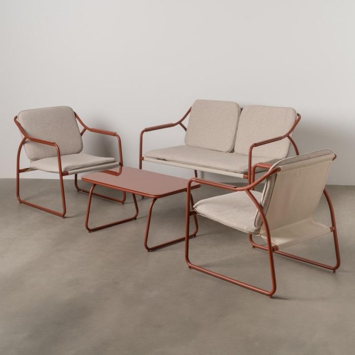 Conjunto Jardín Acero Exterior 1 cm