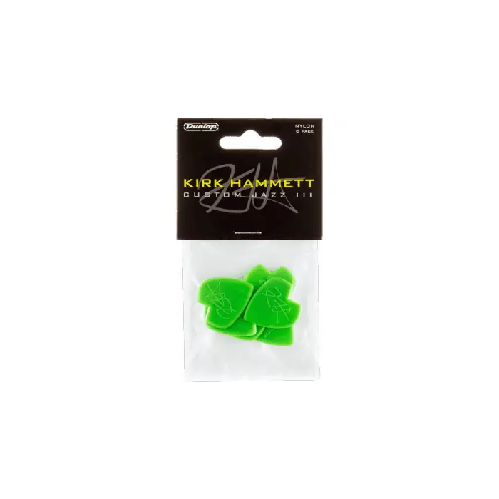 Dunlop Pack 6 Púas Signature Kirk Hammett Custom Jazz III 3