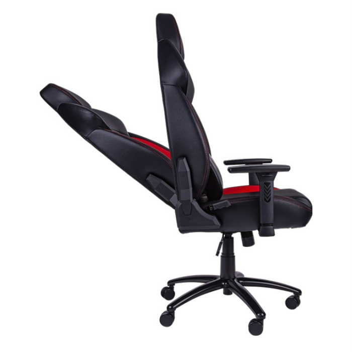 Thermaltake Silla para Videojuegos GGC-VCO-BRLWDS-01, Butaca para Jugar, Asiento Acolchado, Negro, Rojo 3