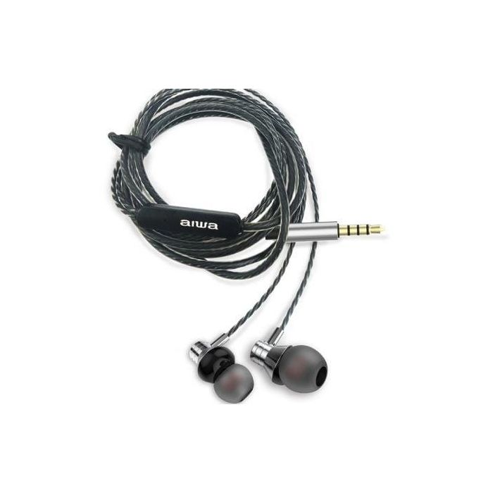 Auriculares Intrauditivos Aiwa ESTM-50SL/ con Micrófono/ Jack 3.5/ Plateados 2 Auriculares Intrauditivos Aiwa ESTM-50SL/ con Micrófono/ Jack 3.5/ Plateados 2