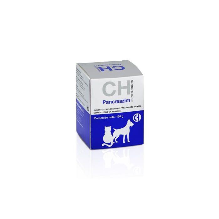 Pancreazim 100 gr - Complemento nutricional para insuficiencia pancreática en perros y gatos Pancreazim 100 gr - Complemento nutricional para insuficiencia pancreática en perros y gatos