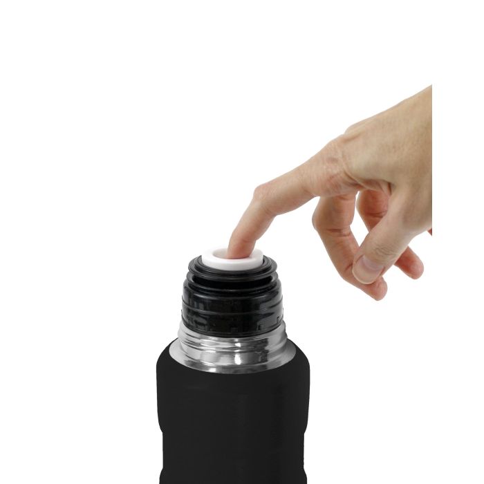 Termo de acero inoxidable Thermosport 800 ml - Negro (6 Unidades) 6 Termo de acero inoxidable Thermosport 800 ml - Negro (6 Unidades) 6