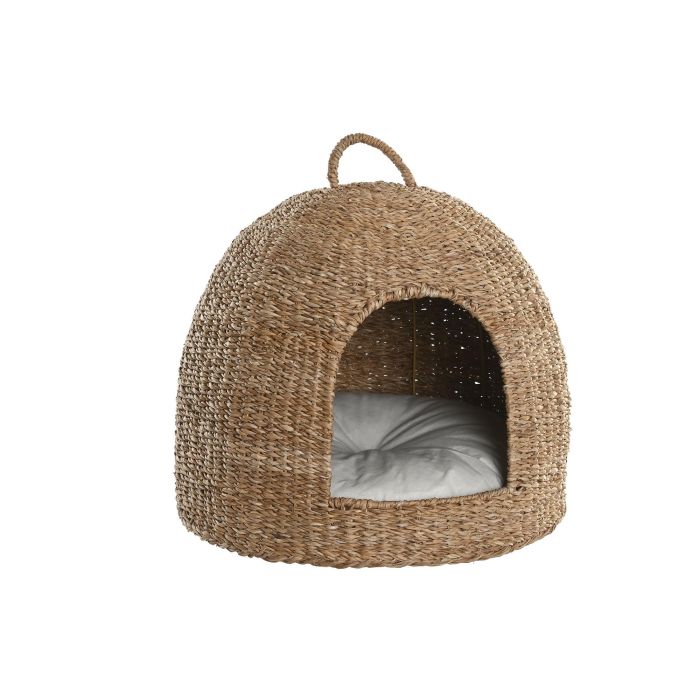 Cama para mascota Home ESPRIT Natural Fibra natural 49 x 49 x 48 cm Cama para mascota Home ESPRIT Natural Fibra natural 49 x 49 x 48 cm