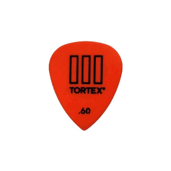 Dunlop Bolsa 72 Unidades Tortex / Tiii - 0,60Mm Púas de Guitarra