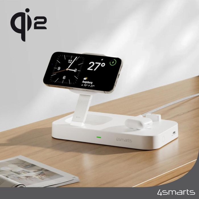 4smarts Qi2 Ladestation Trident wei 1