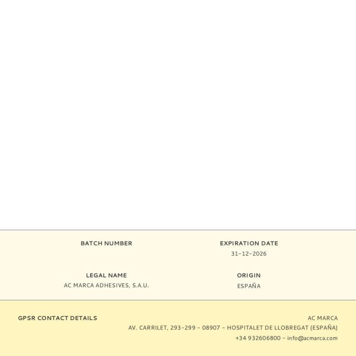 Ceys Sellador acrílico madera blanco para juntas interiores 1 Ceys Sellador acrílico madera blanco para juntas interiores 1