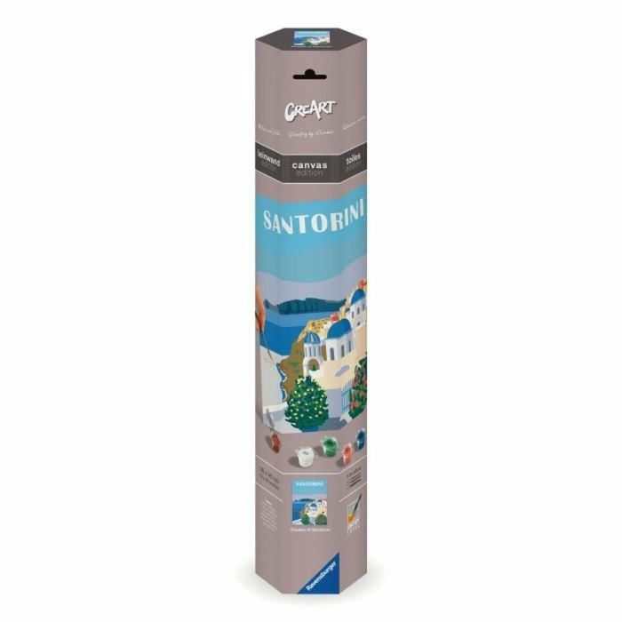 Set de Pintura por Números Ravensburger Santorini 30 x 40 cm 2 Set de Pintura por Números Ravensburger Santorini 30 x 40 cm 2