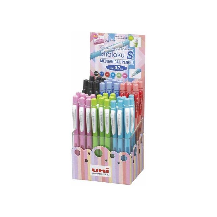 Portaminas Uni-Ball Shalaku S M7-228 0,7 Mm Surtido Expositor De 48