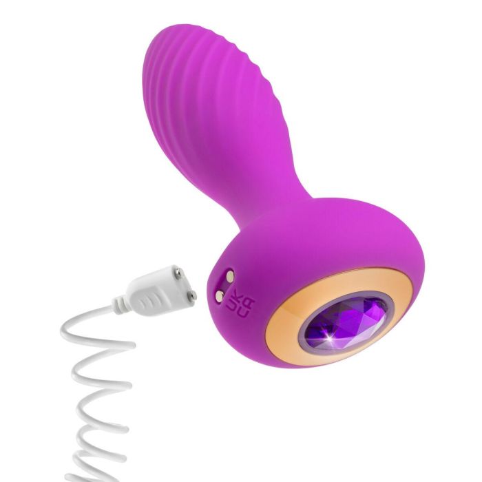G-Plug Pequeño Neon Rosa Blush Oh My Gem Morado (7,6 cm) 2 G-Plug Pequeño Neon Rosa Blush Oh My Gem Morado (7,6 cm) 2