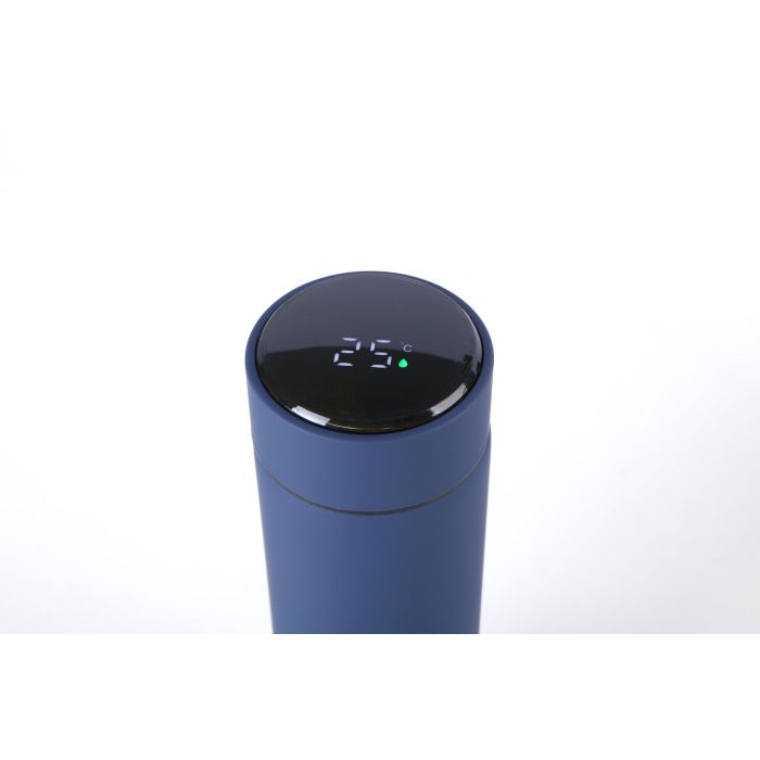 Termo de acero inoxidable con medidor de temperatura 480 ml Thermo - Inde (12 Unidades) 4