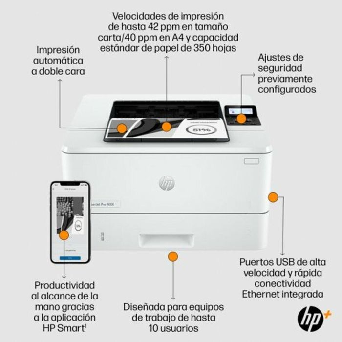 Impresora Láser HP 2Z605E#B19 3