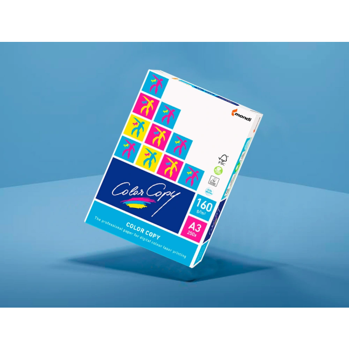 Color copy Papel Multifuncion DIN A3 160 gramos Paquete 250 Hojas Blanco 5