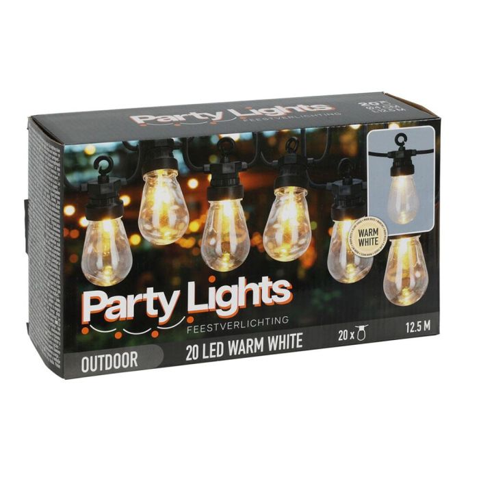 Guirnalda 20 leds uso interior/exterior ip44 luz cálida tipo vintage 12,5m 3 Guirnalda 20 leds uso interior/exterior ip44 luz cálida tipo vintage 12,5m 3