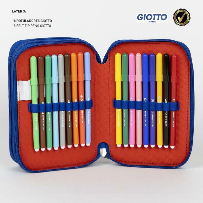Plumier con accesorios giotto avengers 12.5 x 6.5 x 19.5 cm 1 Plumier con accesorios giotto avengers 12.5 x 6.5 x 19.5 cm 1