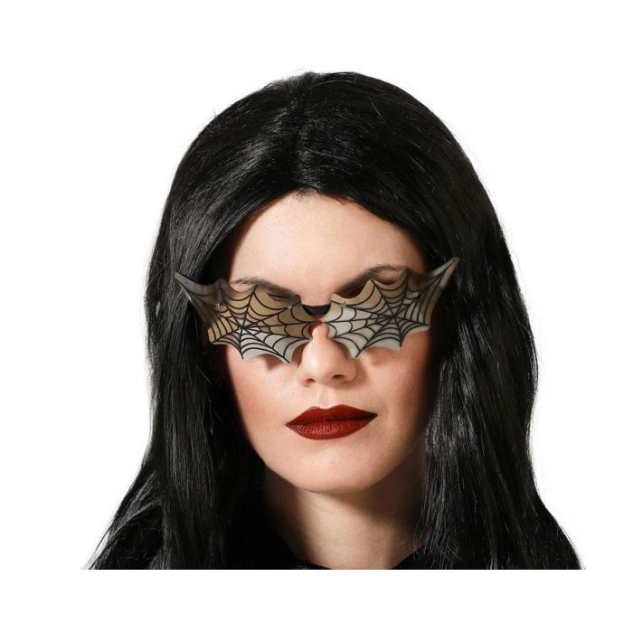 Gafas en forma de telaraña en tonos metálicos para Halloween y fiestas temáticas 0 Gafas en forma de telaraña en tonos metálicos para Halloween y fiestas temáticas 0