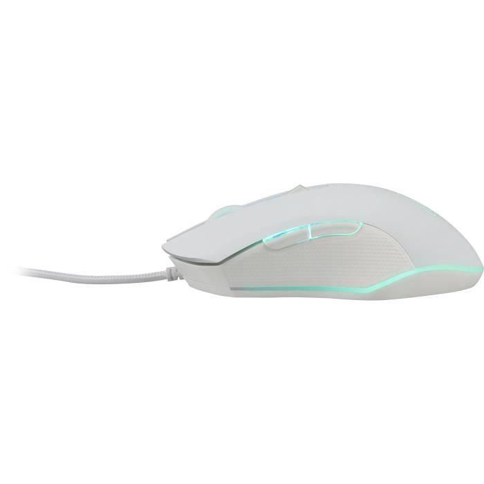 Gaming Mouse - Wired Illuminated - 6400 Dpi - White 3