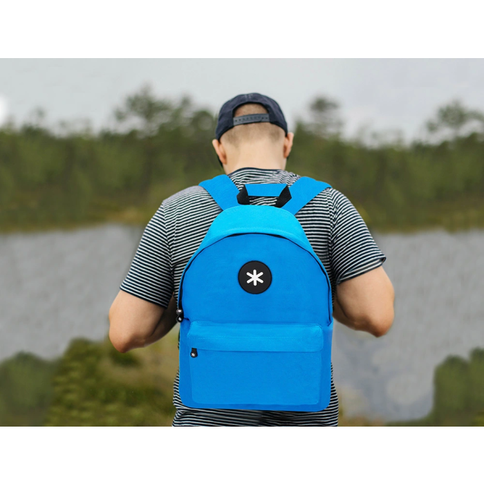 Antartik Mochila Azul con Asas Acolchadas, Bolsillos con Cremallera, Compartimento para Portátil y Dimensiones 310x160x410 mm 12