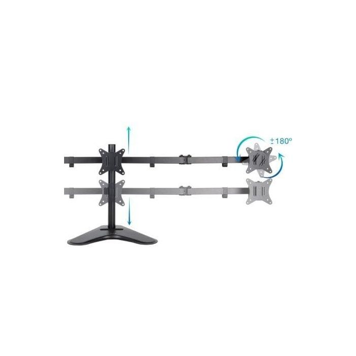 TOOQ SOPORTE MESA PANT. GIRA INCLI 3 BRAZOS 17-27 NEGRO 2 TOOQ SOPORTE MESA PANT. GIRA INCLI 3 BRAZOS 17-27 NEGRO 2