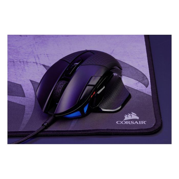 Corsair Nightsword RGB - Ratón Gaming Óptico, 18000 DPI, Personalizable, Peso Ajustable, 8 Botones Programables, Negro - Para Mano Derecha 5