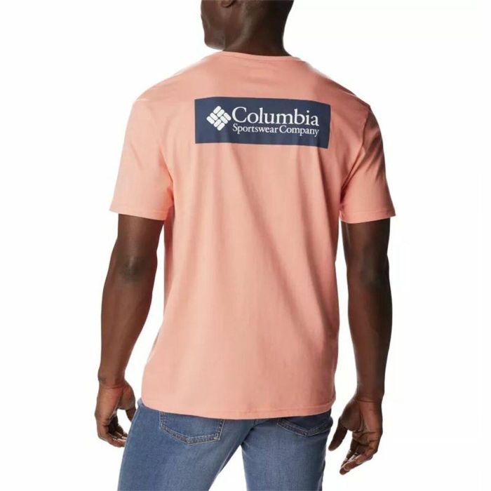 Camiseta de Manga Corta Hombre Columbia North Cascades Salmón 1