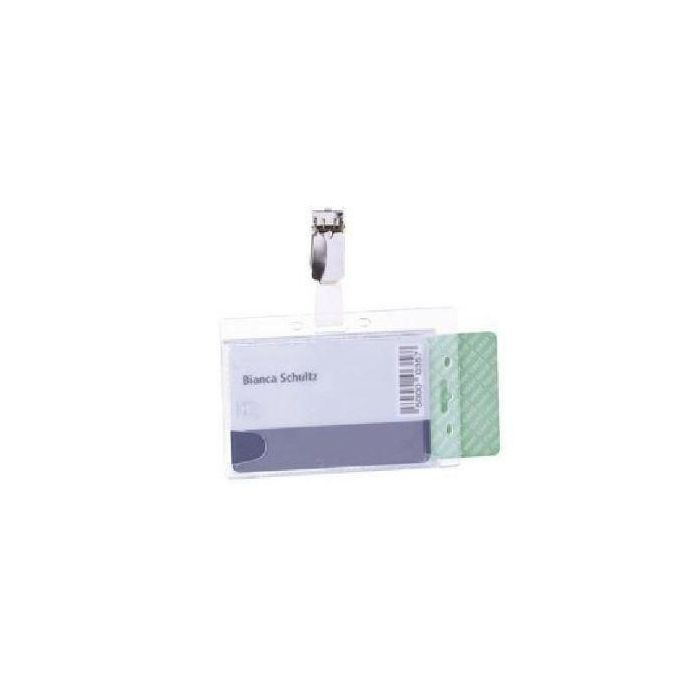 Durable <ul><li>Namensschild Doppelbox mit Clip für 2 Betriebs-/Sicherheitseinrichtung</li><li>Befestigungstechnik: drehbare Clipbefestigung</li><li>Farbe des Rahmens: transparent</li><li>Beschriftungsschild auswechselbar</li><li>Daumenstanzung für schnel Durable <ul><li>Namensschild Doppelbox mit Clip für 2 Betriebs-/Sicherheitseinrichtung</li><li>Befestigungstechnik: drehbare Clipbefestigung</li><li>Farbe des Rahmens: transparent</li><li>Beschriftungsschild auswechselbar</li><li>Daumenstanzung für schnel