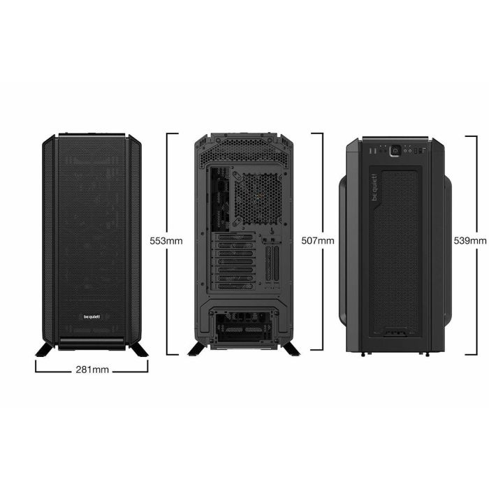 Be Quiet Silent Base 802 Negro con Ventana - Torre ATX Intercambiable para Flujo de Aire Máximo o Funcionamiento Silencioso 19 Be Quiet Silent Base 802 Negro con Ventana - Torre ATX Intercambiable para Flujo de Aire Máximo o Funcionamiento Silencioso 19