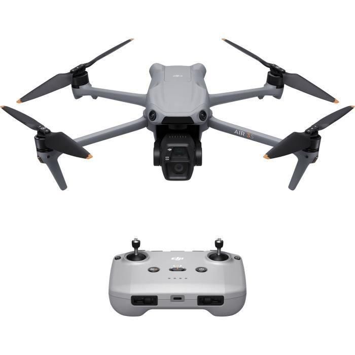 Drone - DJI - Air 3S (- DJI - RC-N3) - Cámara Dual CMOS 1 y Telecámara 70mm - 14 Pasos de Rango Dinámico - RTH Inteligente 3 Drone - DJI - Air 3S (- DJI - RC-N3) - Cámara Dual CMOS 1 y Telecámara 70mm - 14 Pasos de Rango Dinámico - RTH Inteligente 3